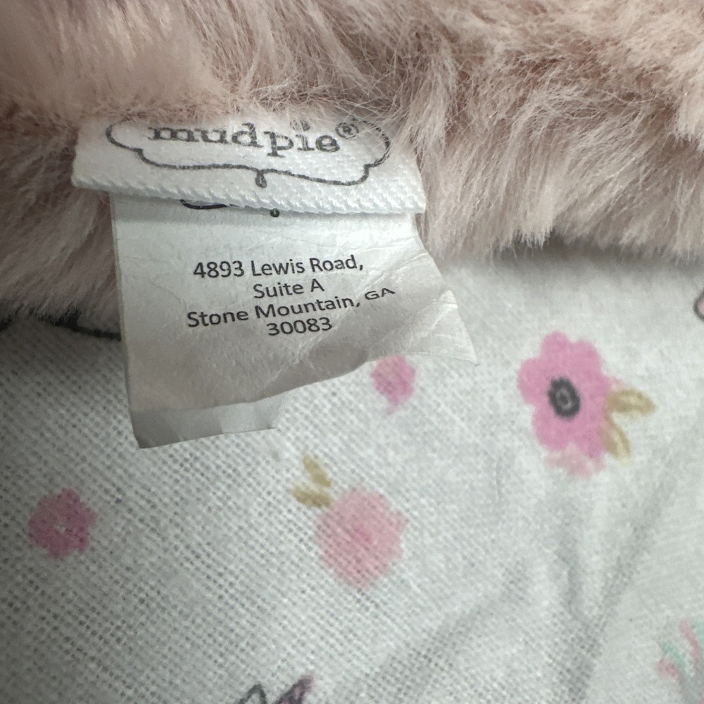 MUD PIE ** PRINCESS PLUSH (Ella The Bunny)  WOOBIE 14" Gently Used ~ Floppy Ears - Picture 8 of 11